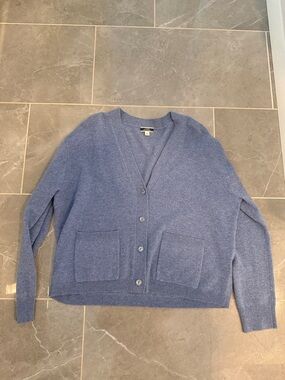 J. Crew Light Periwinkle Cashmere Sweater